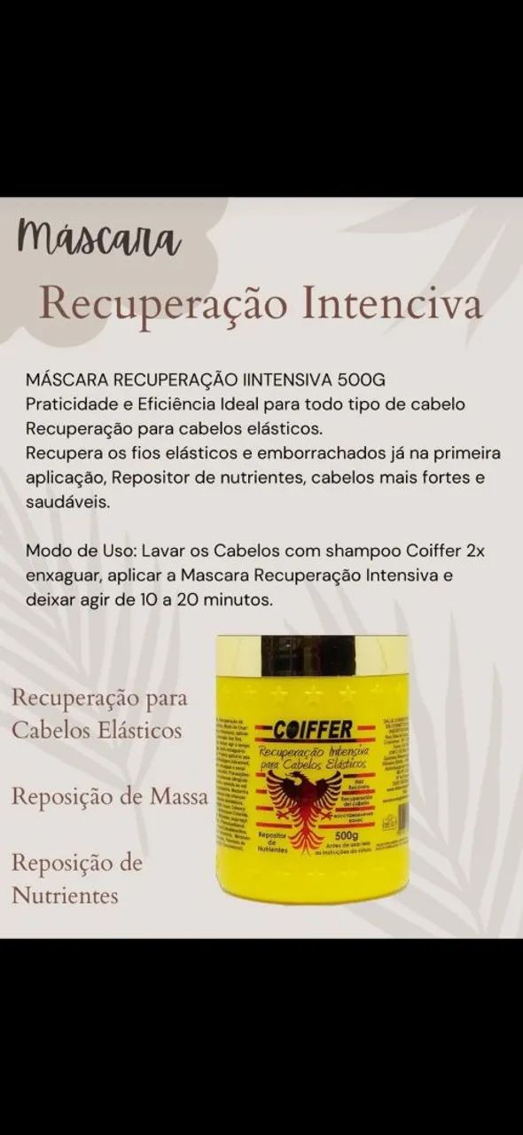 Kit de tratamento para cronograma capilar com 3 máscaras de 500g.  - Foto 4
