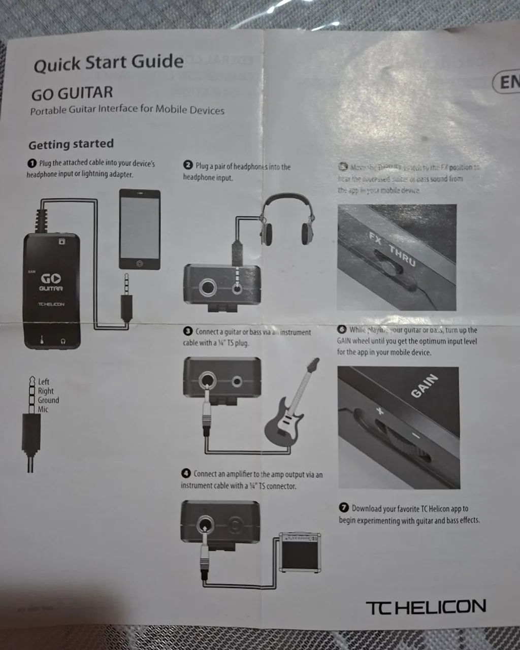 Interface TCHelicon Go Guitar p/ Celular - Foto 4