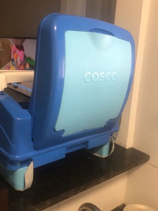 Cadeira de Alimentação Infantil Azul - Foto 4