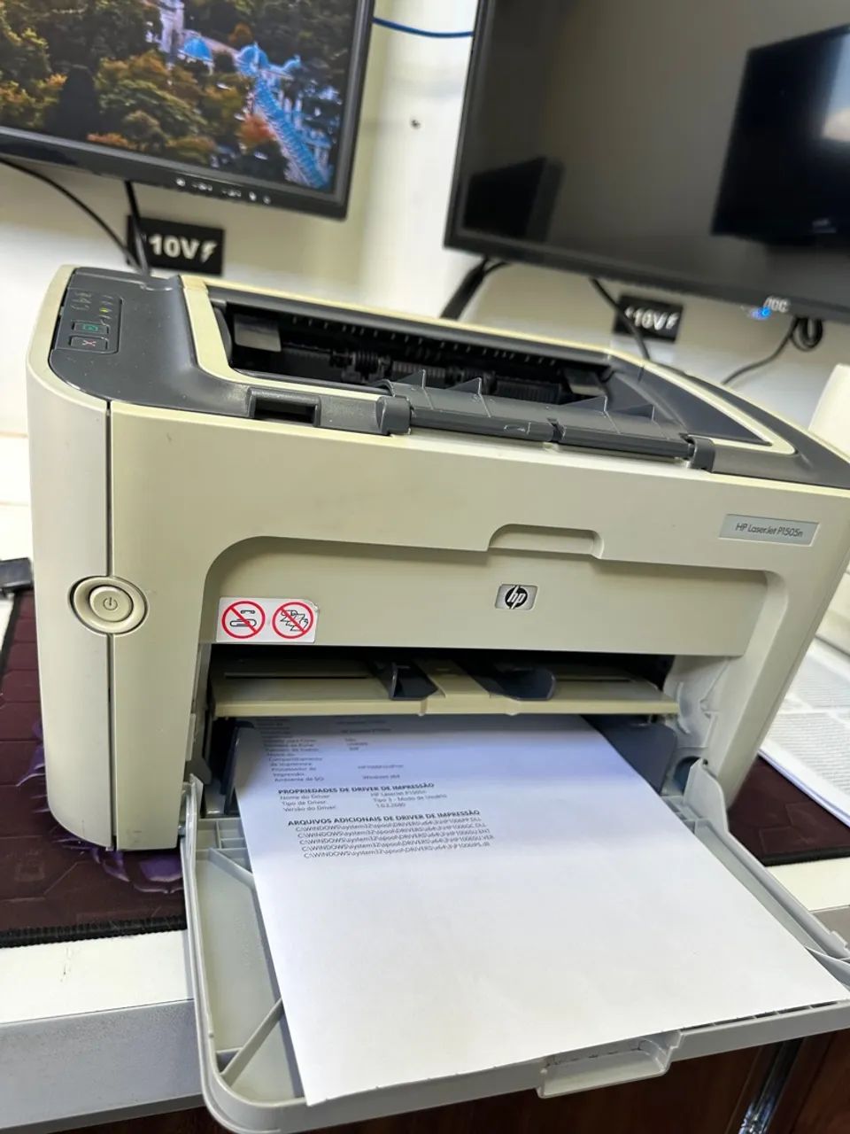 Impressora HP LaserJet P1505n - Foto 2