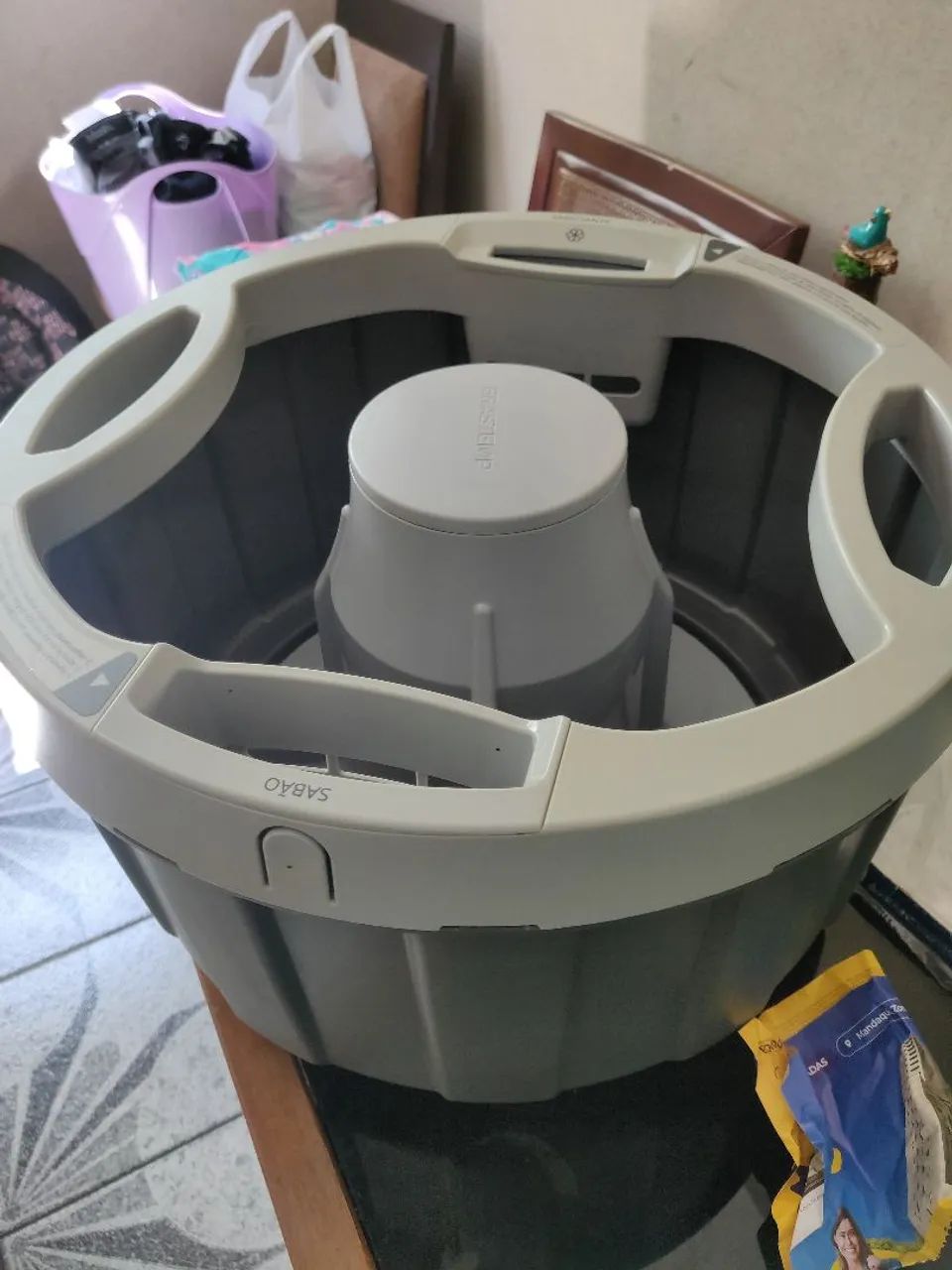Vendo mini cesto máquina de lavar roupa Brastemp. - Foto 2