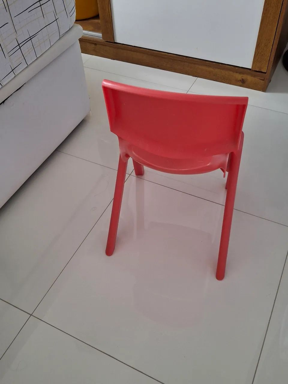 Cadeira Infantil Vermelha - Foto 4