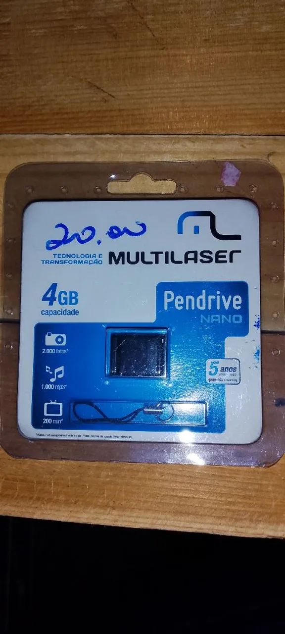 Pendrive 4gb Multilaser 
