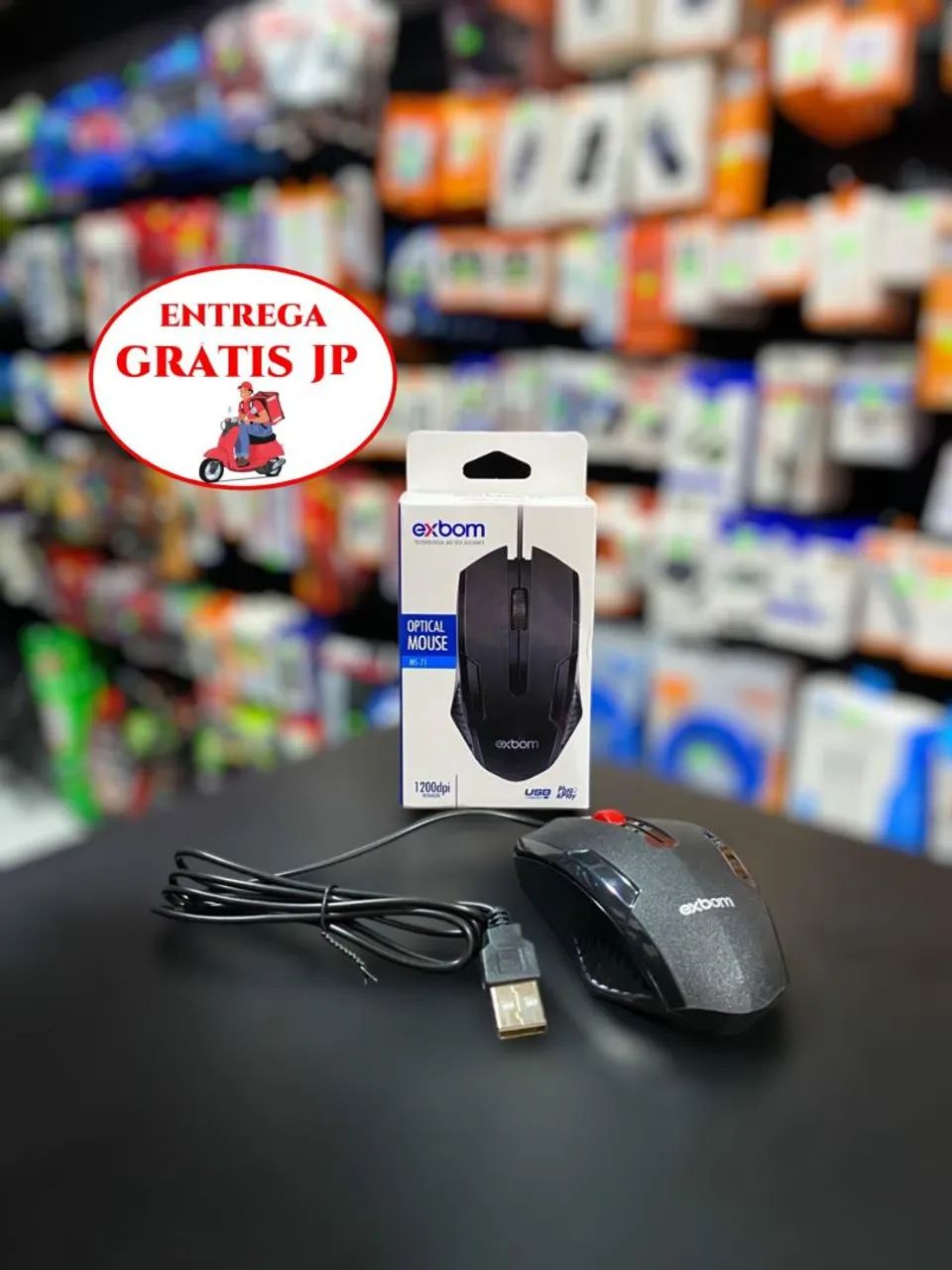 MOUSE USB EXBOM MS-71