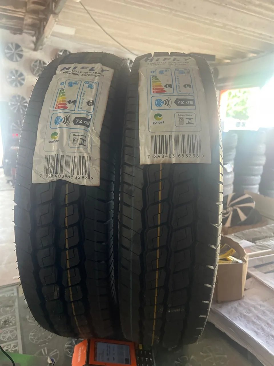 Pneus Hifly 185/70R14C - Novos para Kombi
