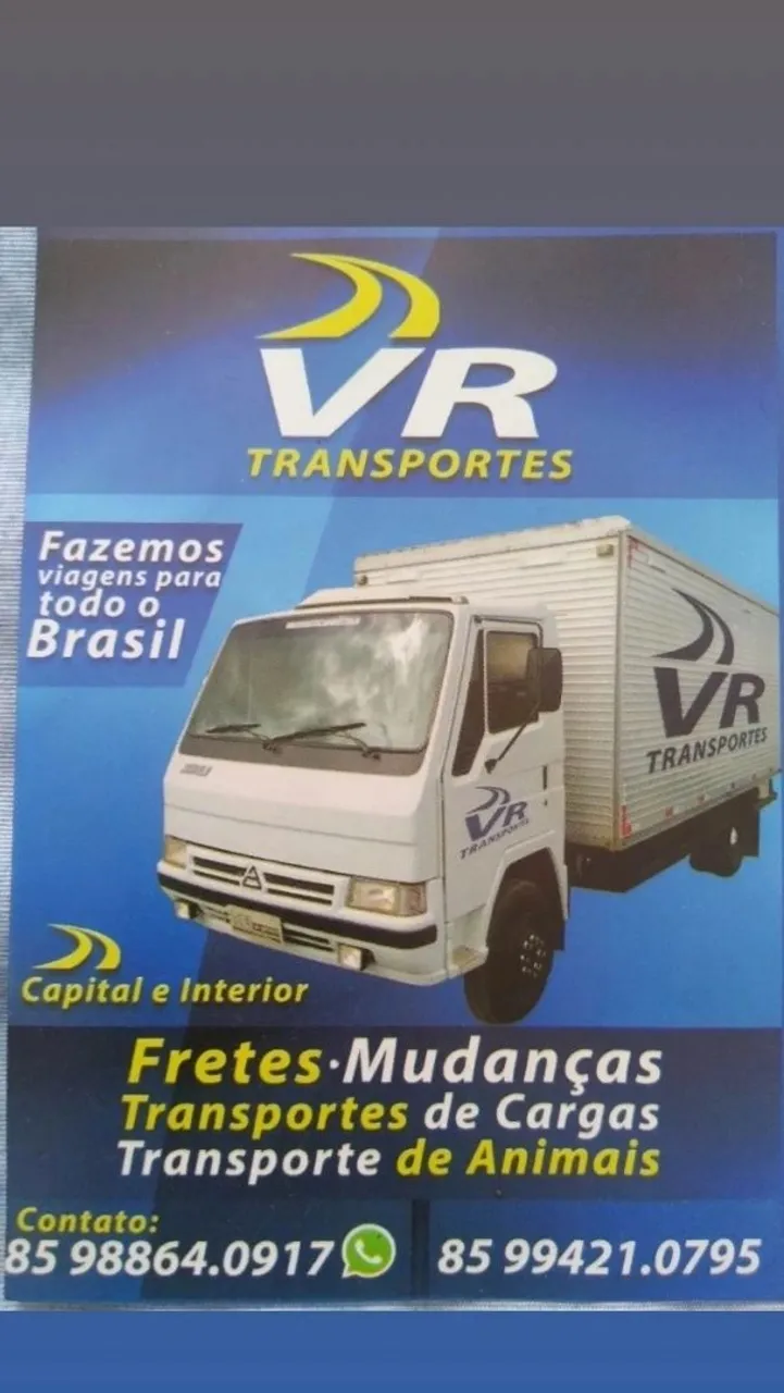 Fretes mudanças e transporte de animais capital e interior