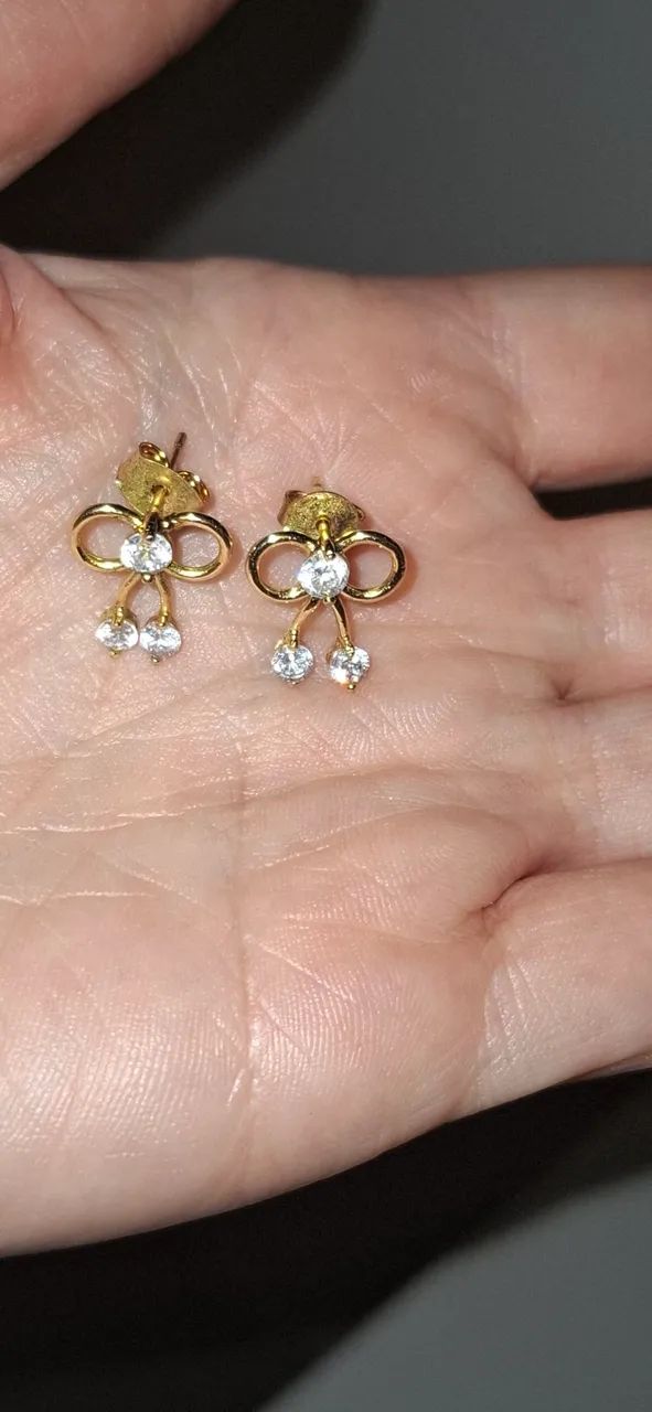 Brinco Formato de Laço - Foto 3