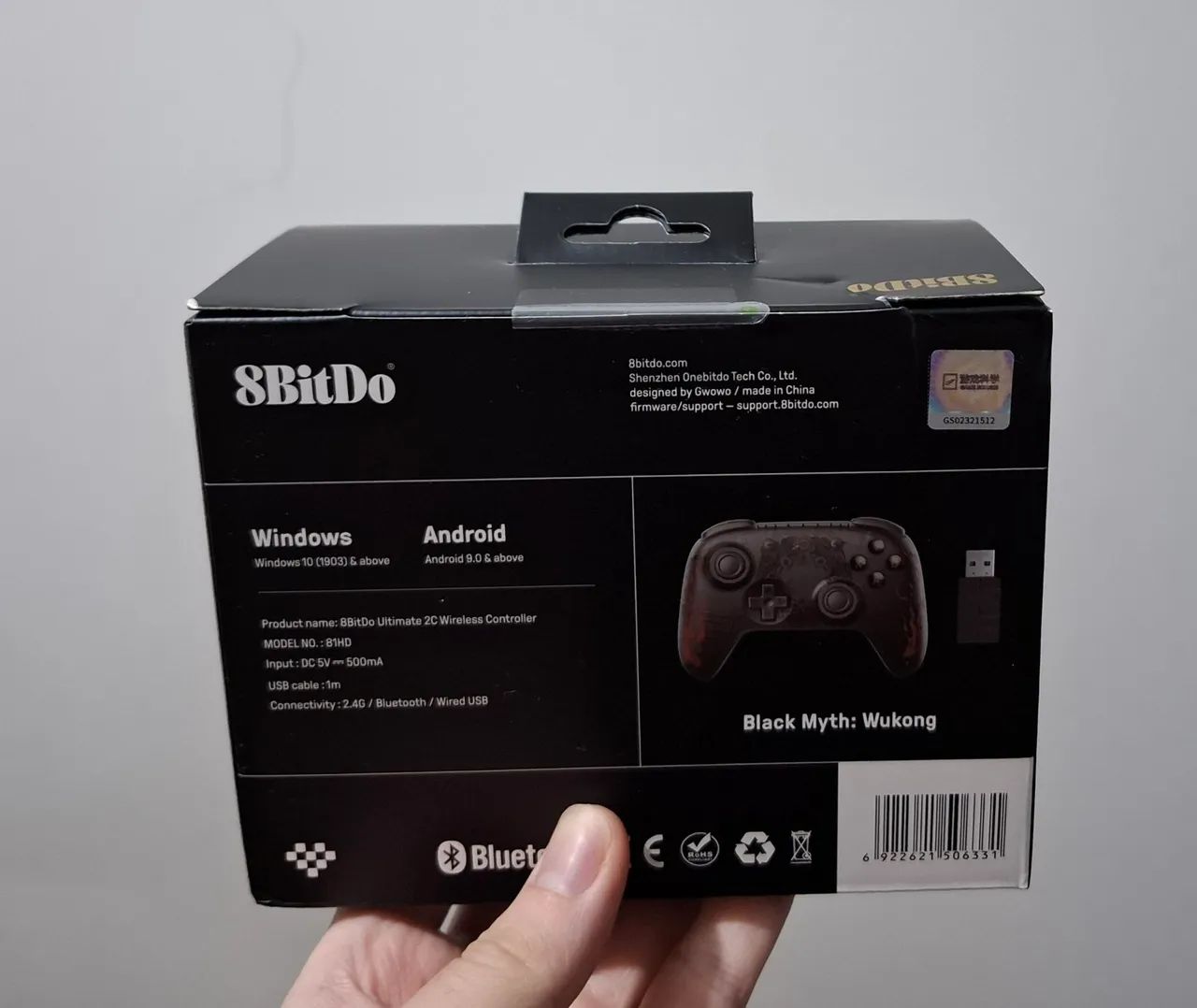 LACRADO 8bitdo ultimate 2c HALL sem fio wukong - Foto 2