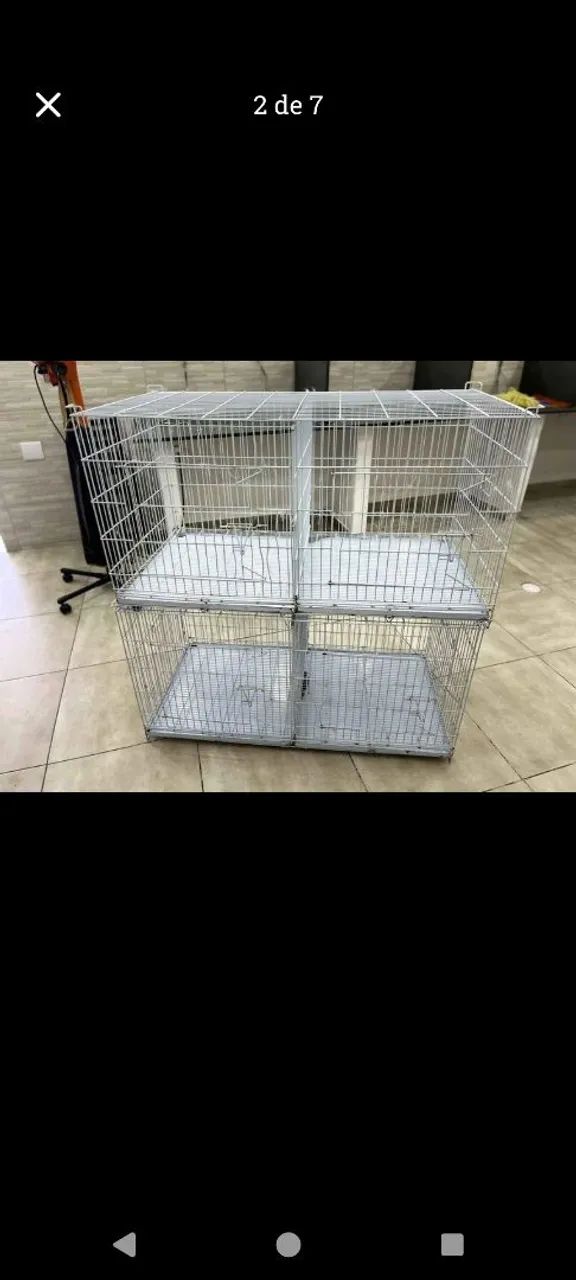 Gaiola para pet Dupla