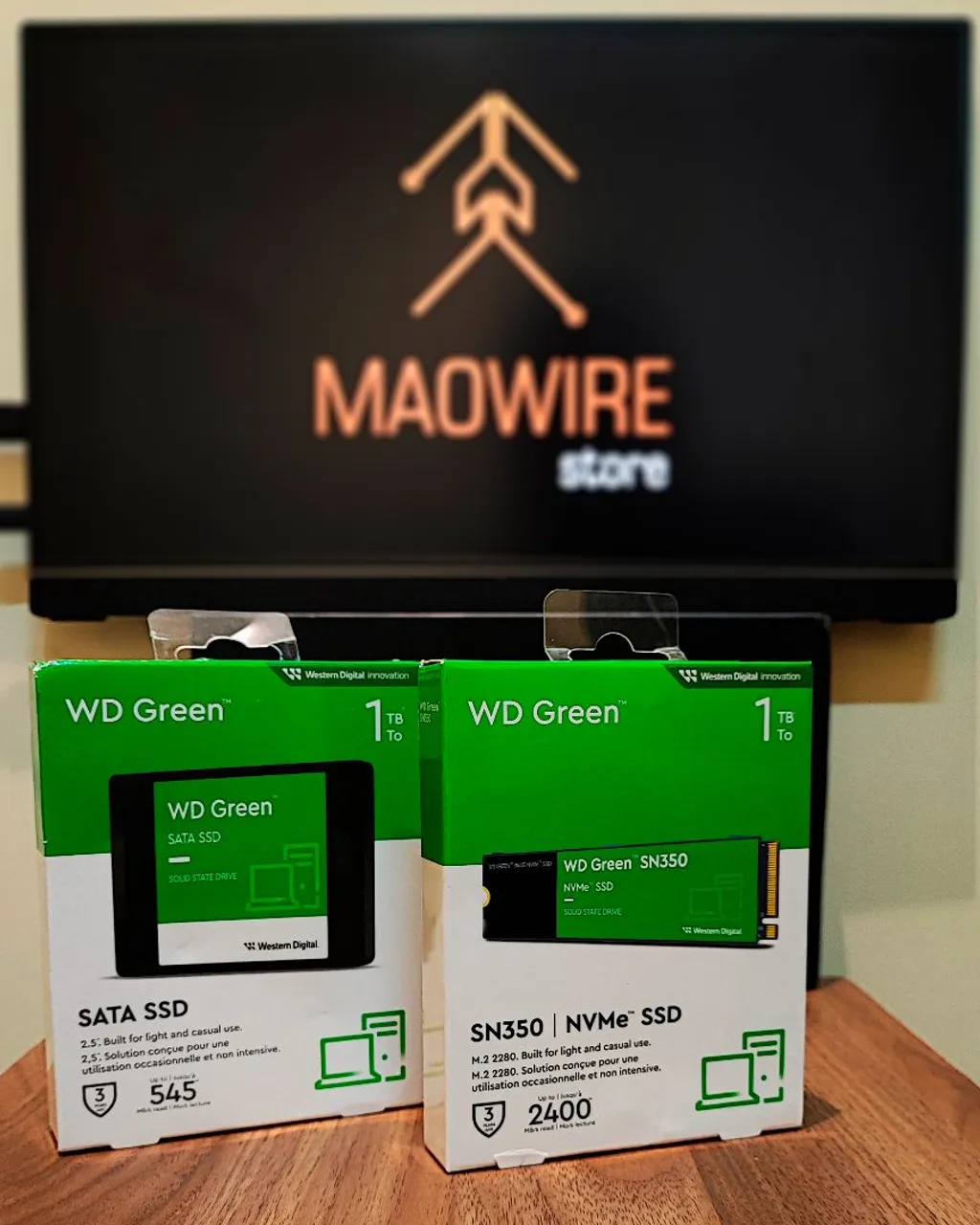 SSD Sata e NVMe WD Green 1TB
