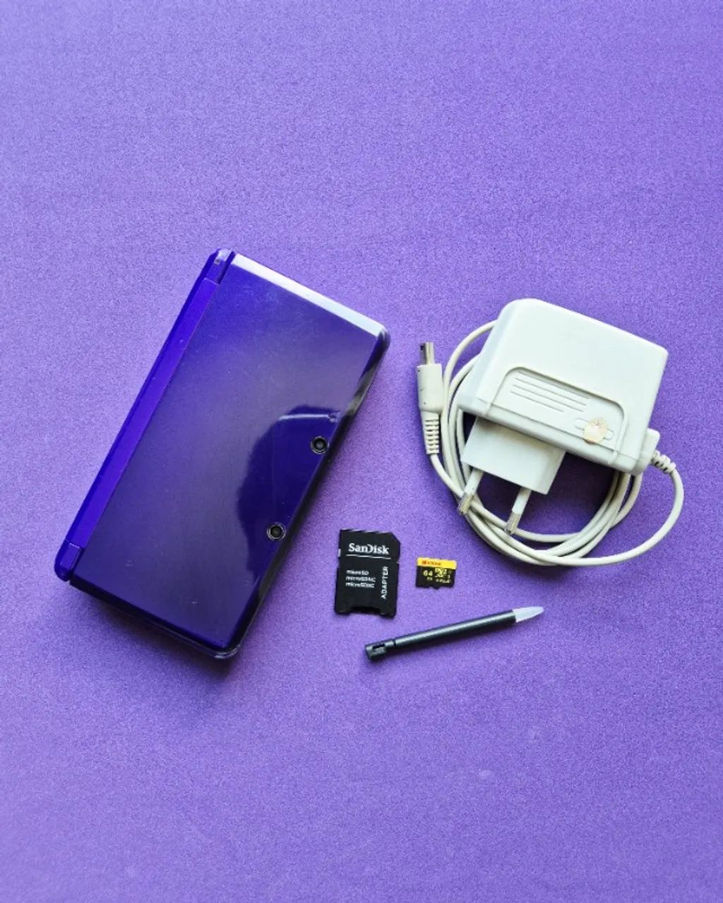 Nintendo 3DS Roxo Desbloqueado 64Gb Seminovo - Foto 4