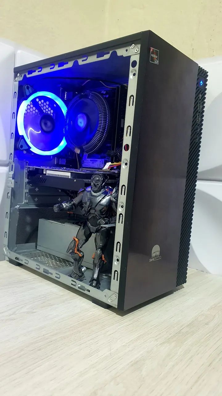 Pc Gamer Ryzen 5 1500X+12gb ram DDR4+SSD 256GB TOP MAQUINA!!!    <br> - Foto 5