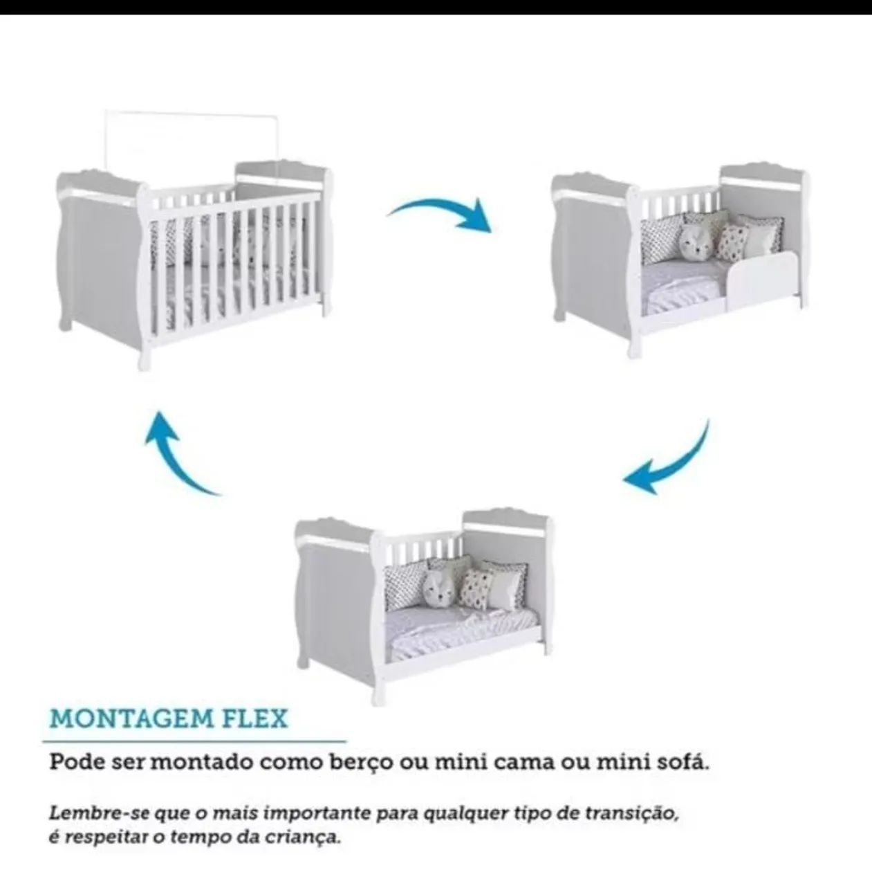 Vende-se Berço Americano 3 em 1  - Foto 6