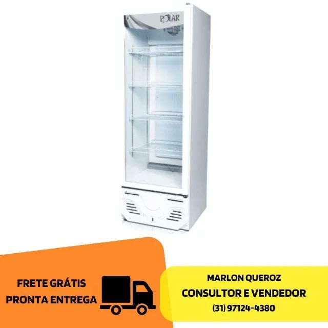 Geladeira Expositora de Bebidas Polar 405 Litros