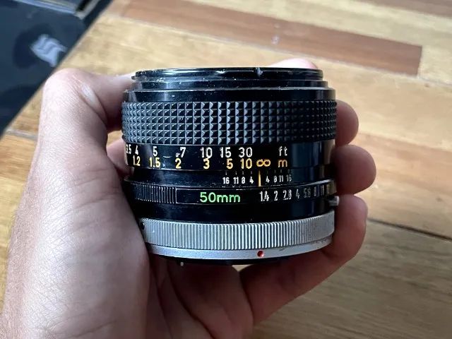 Canon FD 50mm f/1.4 SSC - Câmeras e Filmadoras - Barranco, Taubaté
