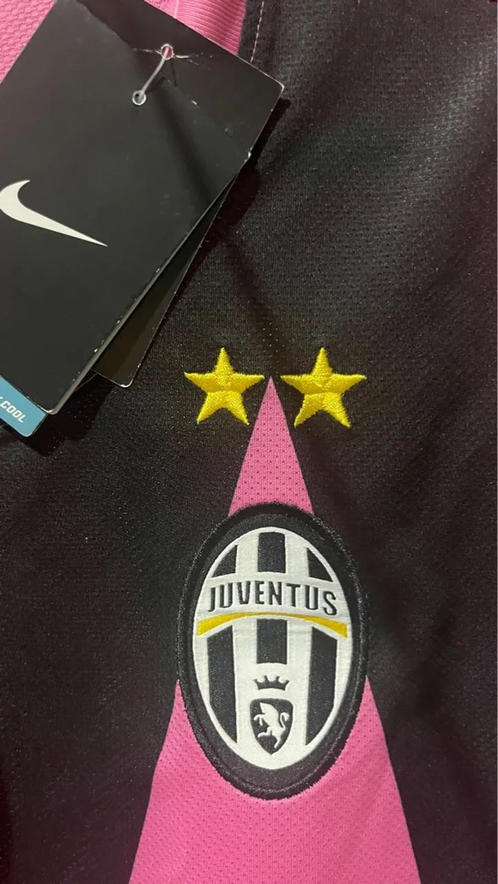Camisa Juventus 2011/2012 Nike Pink Star Roupas Esportivas