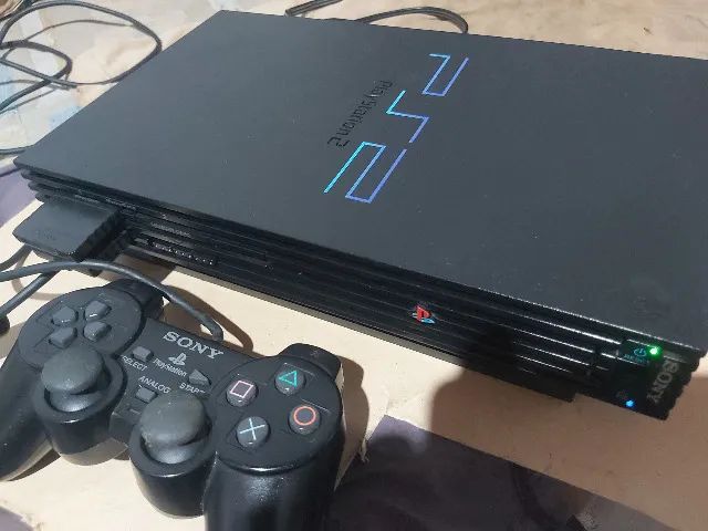 Playstation 2 FAT destravado   DVD  funciona  normal  mais 3 jogos ps2 + 2 jogos ps1  - Foto 3