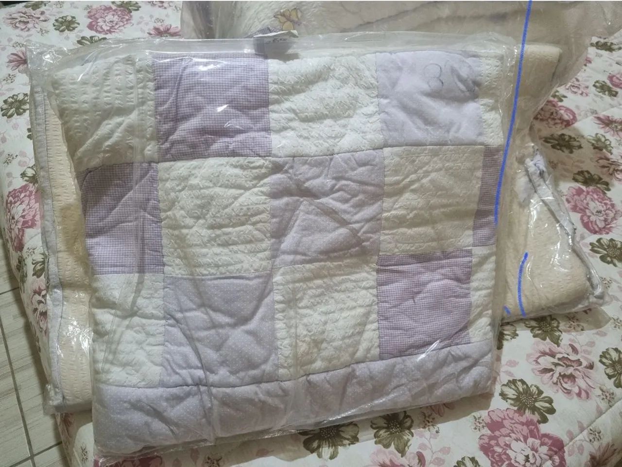 Kit berço menina lilás  - Foto 5