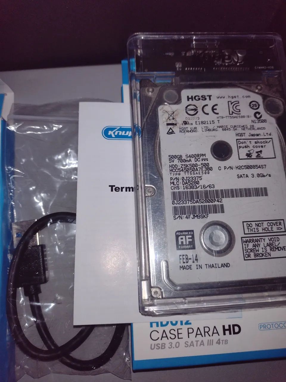 Hd externo 500gb - Foto 2