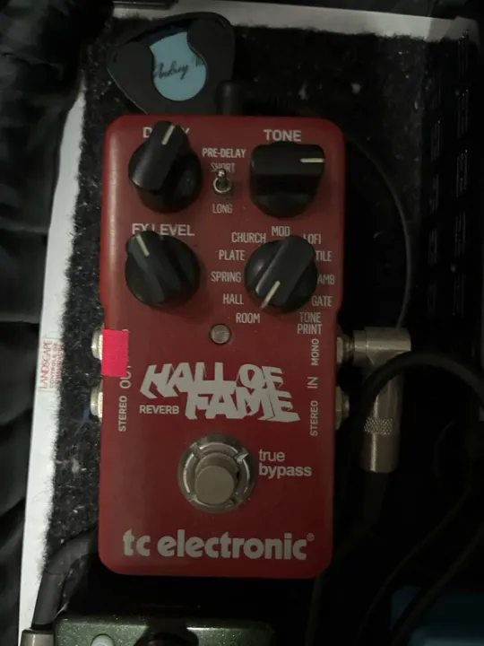 Pedal de Reverb Hall of Fame TC Electronic