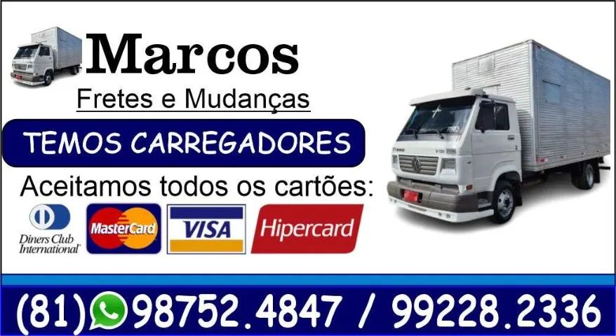 Caminhão para mudanças 