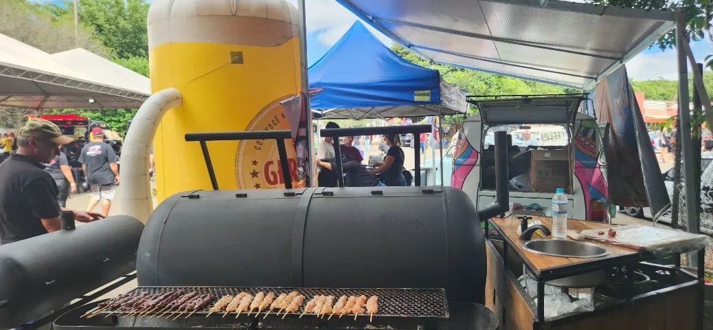 carretinha pit smoker - Foto 3