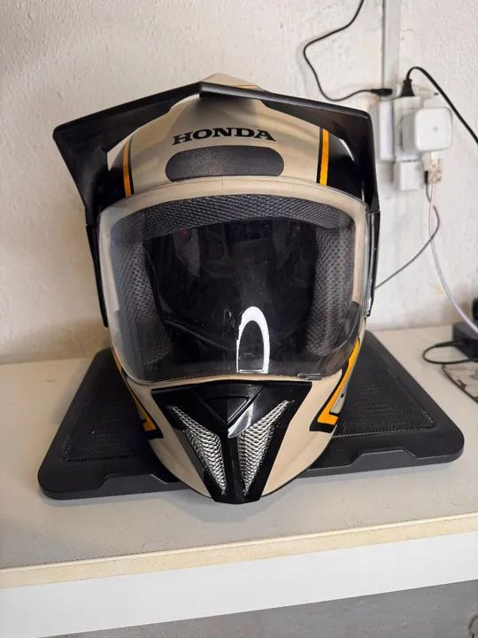 Capacete de Moto Adventure Sahara - Tamanho 60 - Foto 5