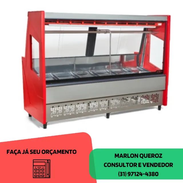 Balcão de Açougue 2M Vermelho 127/220v Polar