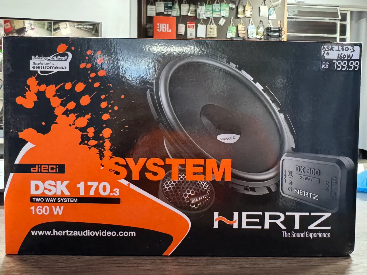 Hertz dcx 460.3 80rms 4x6? original italiano na promoção so 398,00