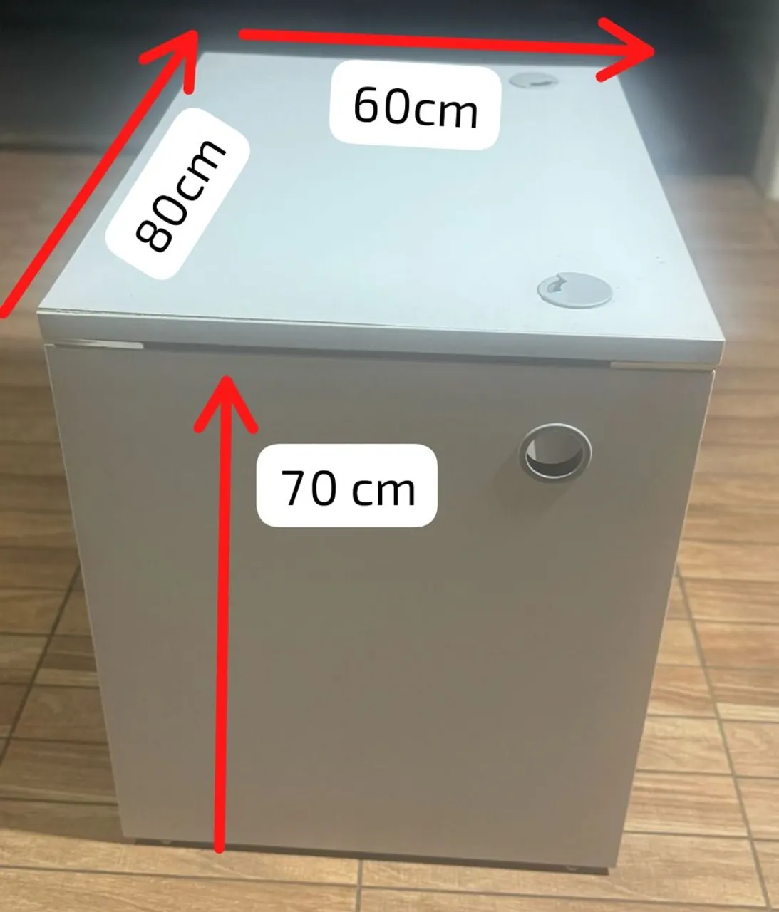 Mesa de estudo branco 60x80x70 cm