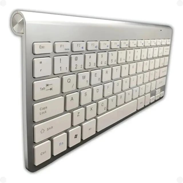 Teclado E Mouse Usb Sem Fio Wireless Pc Notebook Bm-t12 Compacto Slim 80% Kit - Foto 5