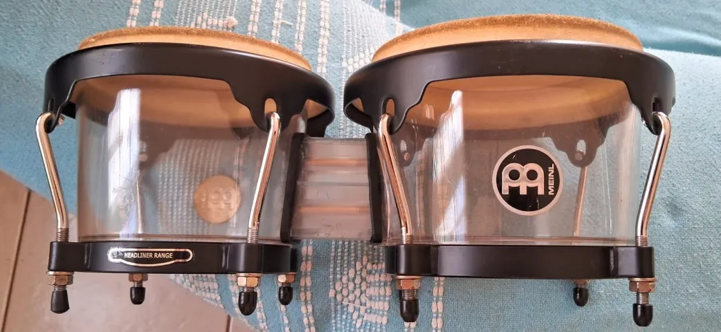 Bongô Meinl acrílico transparente Top Só 650