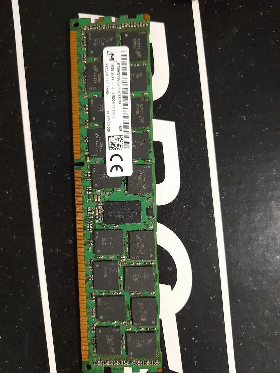 Memória RAM Micron 16GB DDR3 1600MHz ECC 