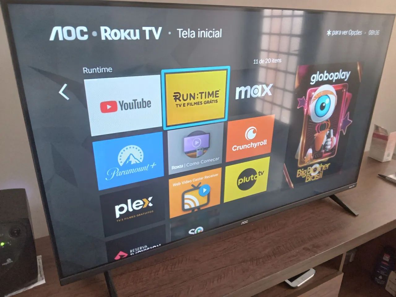 Smart TV AOC Roku 43 polegadas - Foto 2