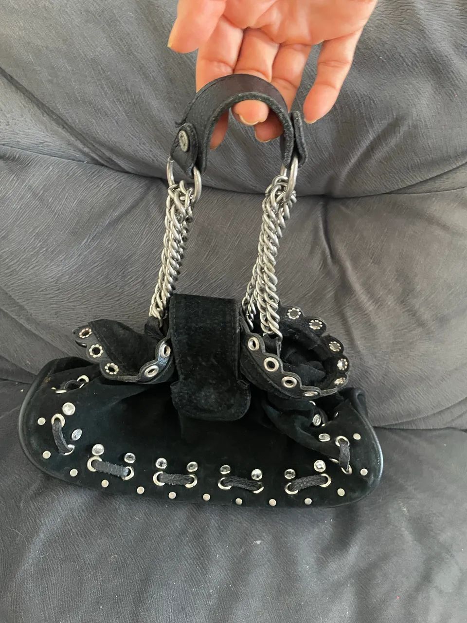 Bolsa pequena de mão preta 50,00