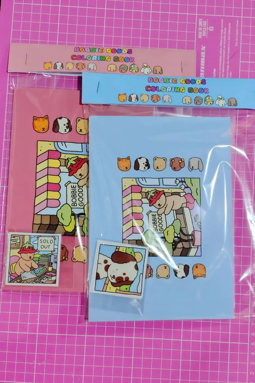 Livros de colorir Bobbie Goods e outros temas
