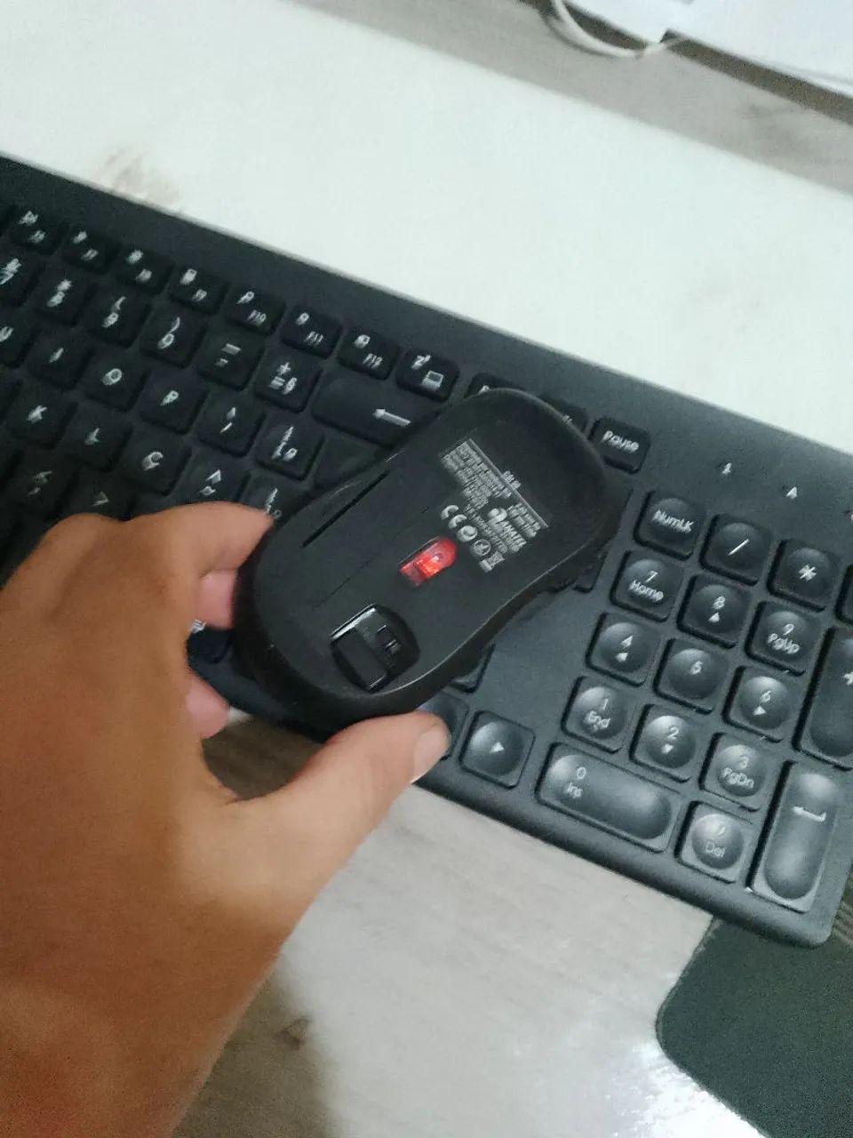 Teclado e mouse sem fio64842048929539122
