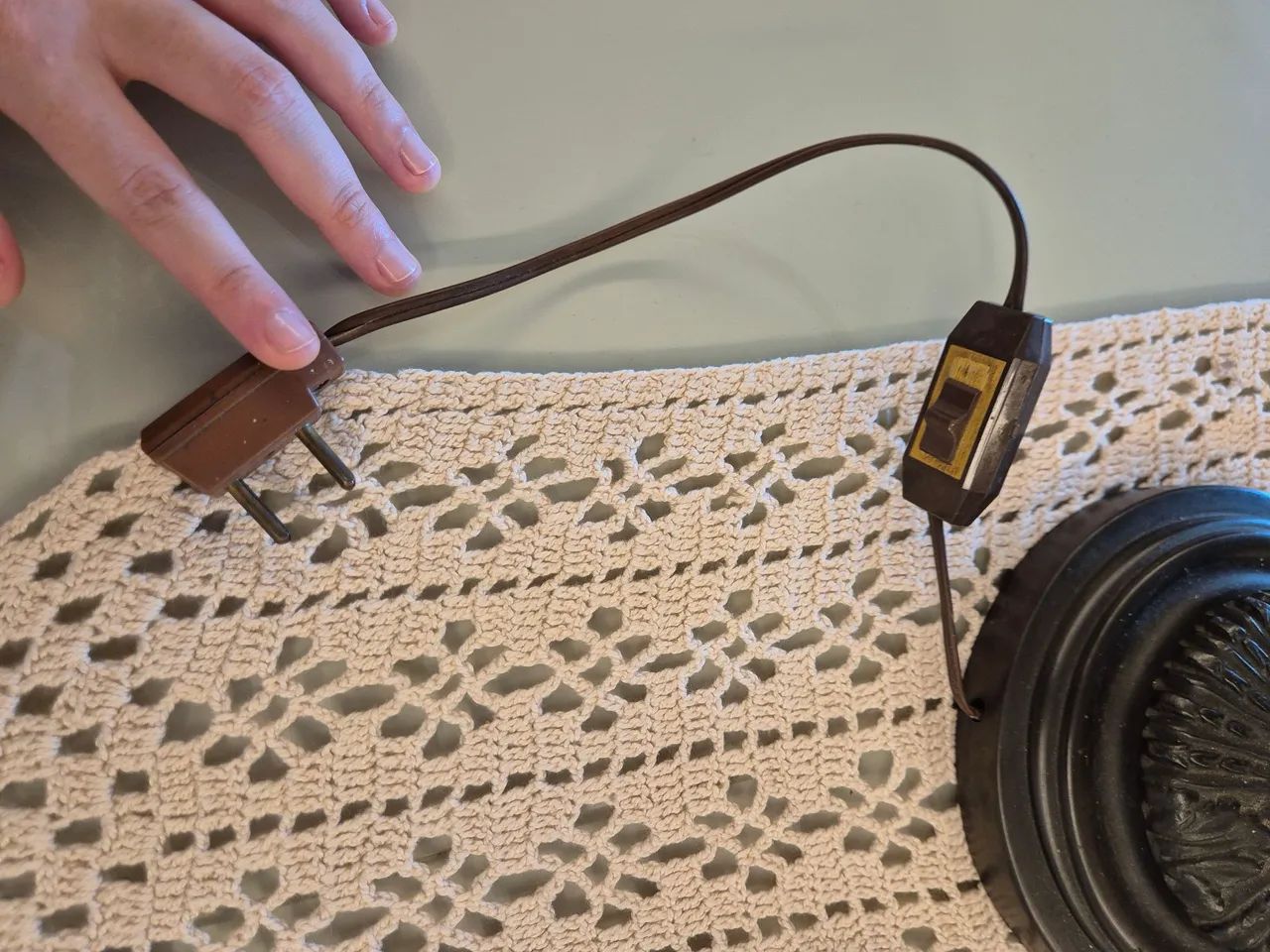 abajur formato flor - Foto 3