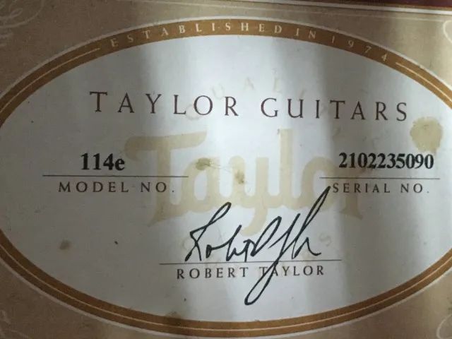 Violão Taylor Grand Auditorium modelo 114e - - Foto 3