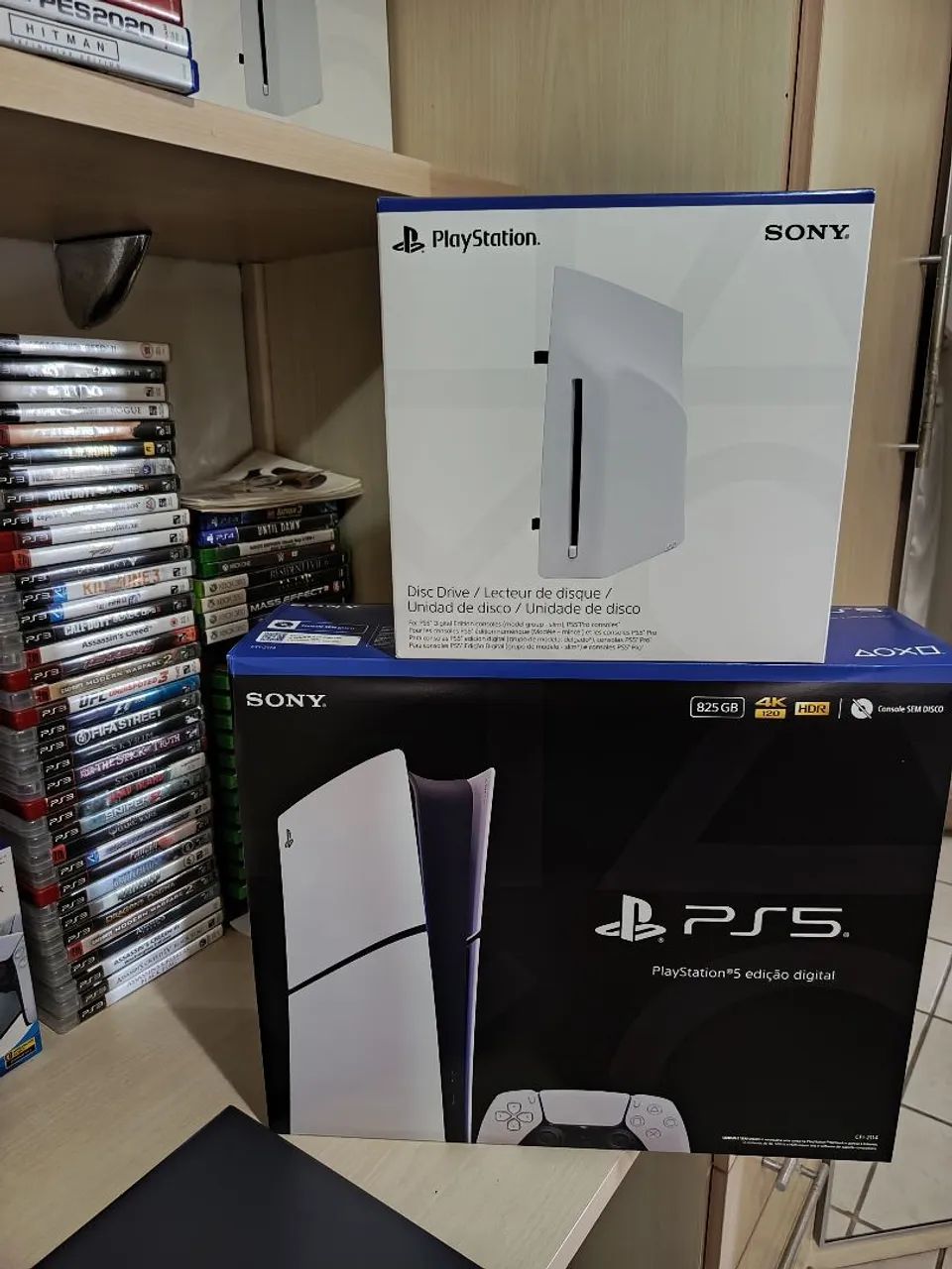 PlayStation 5 Slim digital + unidade de disco lacrados 