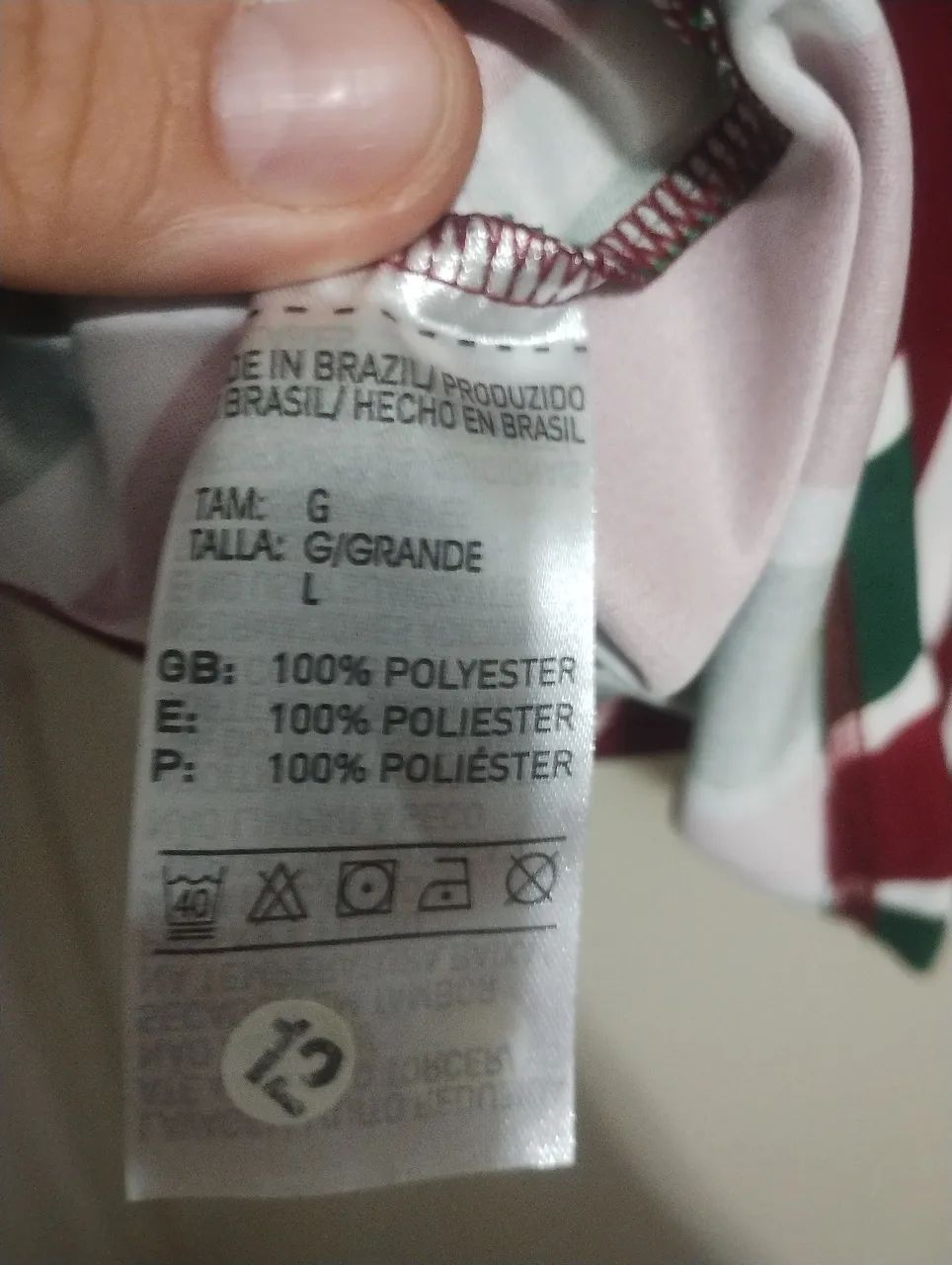 Camisa Fluminense original Adidas 2014 jogador Conca, tamanho G - Foto 5