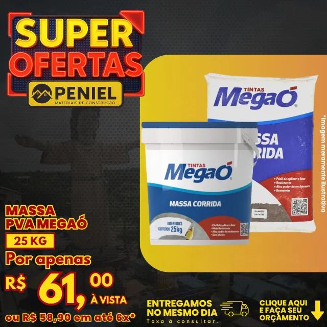 Massa PVA Megaó 25 kg