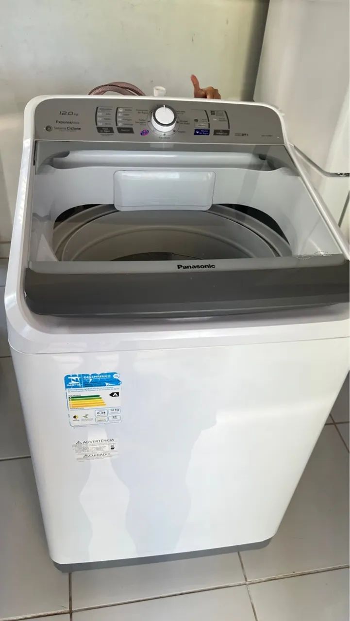 Máquina de Lavar Roupa 12kg  lavagem Ciclone - Foto 5