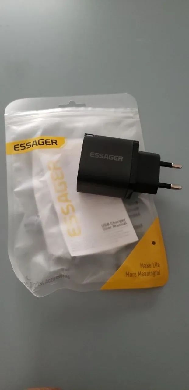 Carregador PD30W Tipo C Black - Foto 2