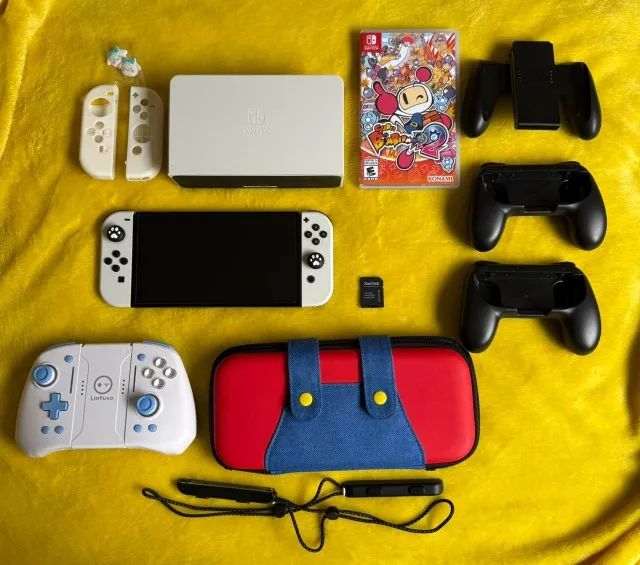 Nintendo Switch OLED + Acessórios - Foto 2