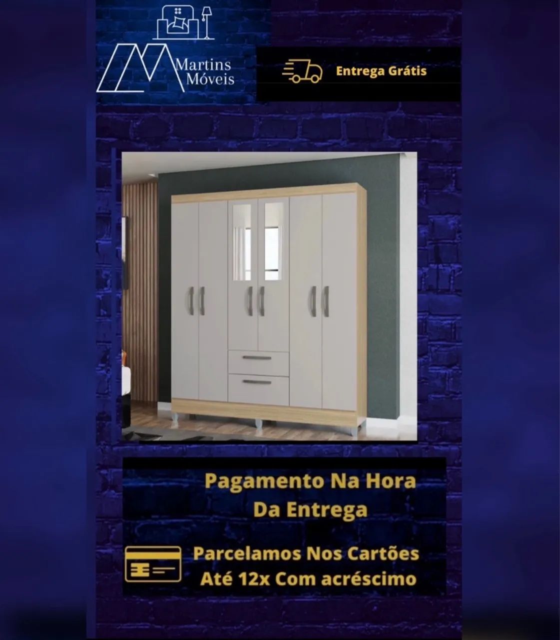 GRANDE PROMOÇÃO GUARDA ROUPA MULTI POQUEMA ENTREGA GRÁTIS   - Foto 3