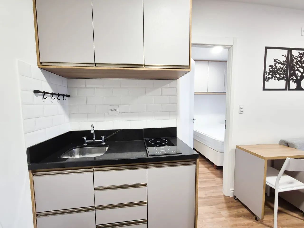 Apartamento Mobiliado para Alugar no Brooklin  1 Suíte, 1 Vaga de Garagem e Lazer Completo - Foto 9