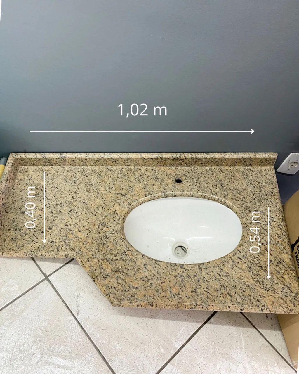 Pia de Granito com cuba porcelanato - Cubas e Pias - Centro, Jaraguá do ...