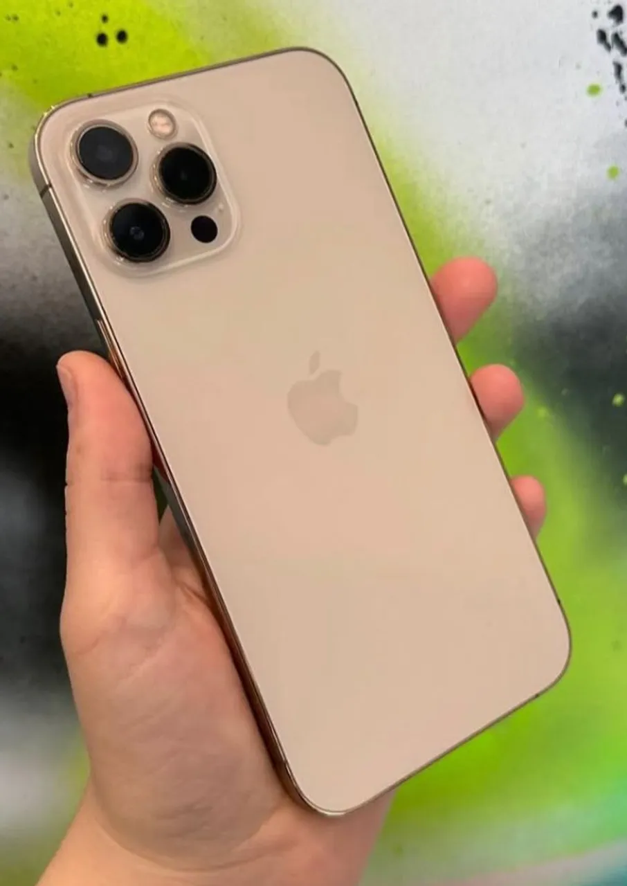iPhone 12 pro Max dourado impecável 