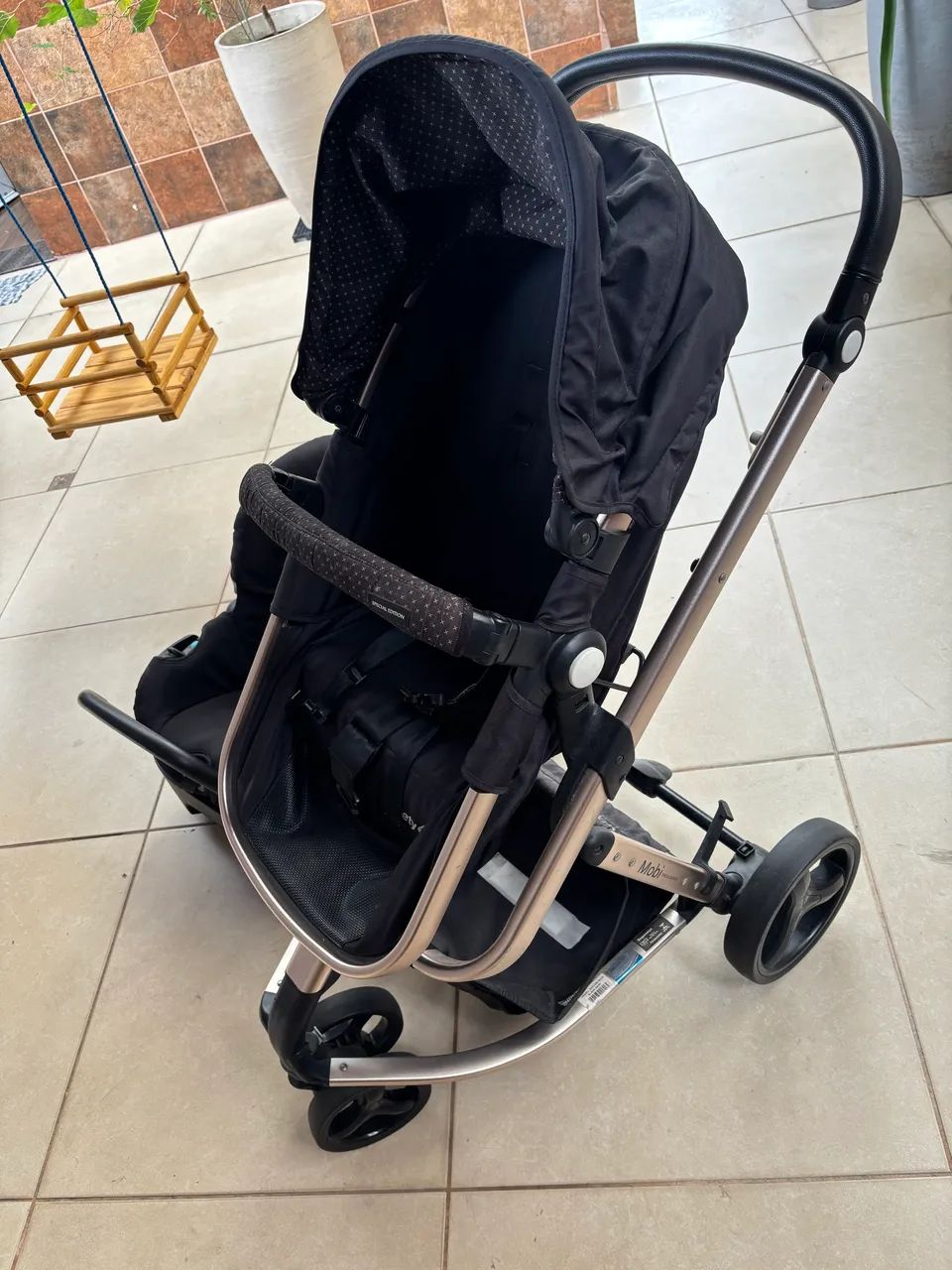 Carrinho Moisés com Bebê Conforto 1st Safety - Foto 4